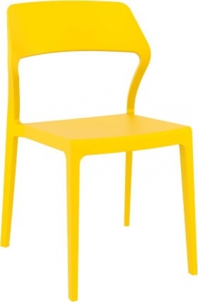 chaise SNOW jaune