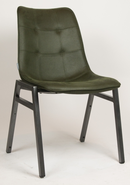  Chaise Detroit - Army Métal