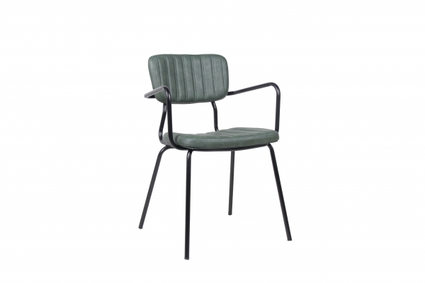 Chaise Pepe accoudoir - Vert