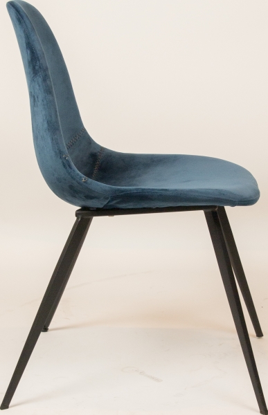 Chaise Logan Bleu