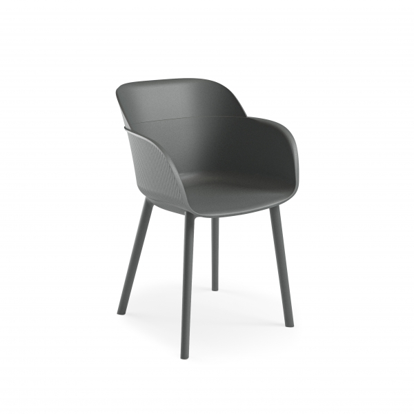 Fauteuil Shell Anthracite