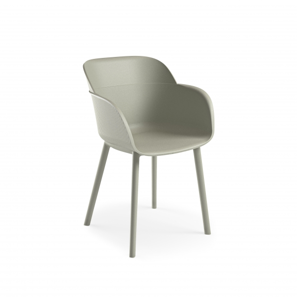 Fauteuil Shell Taupe