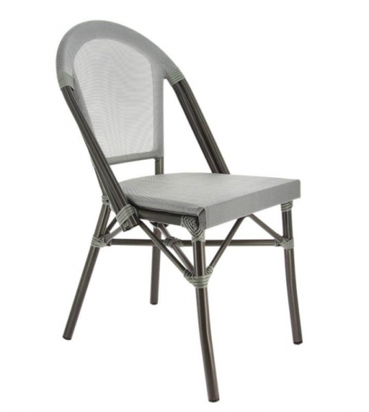 Chaise Biarritz Gris Front