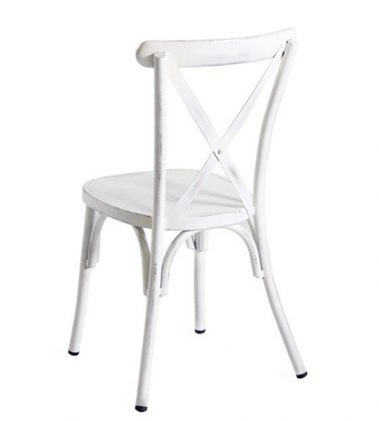 Chaise Cross vintage Blanc