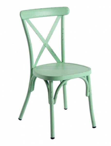 Chaise Cross vintage Vert