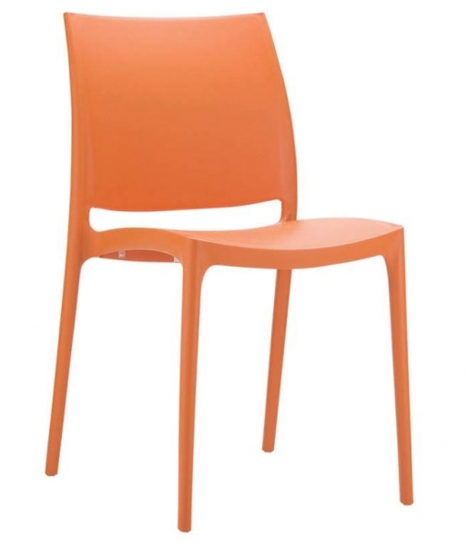 Chaise Inca orange