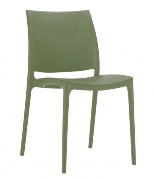 Chaise Inca vert olive