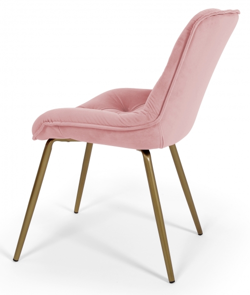 Chaise Villa piqures Rose