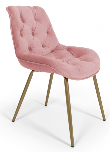 Chaise Villa piqures Rose