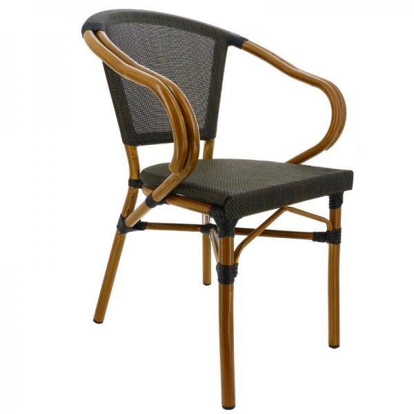 Fauteuil Biarritz Bronze clair Front 