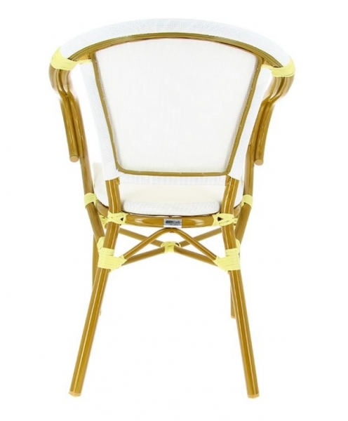 Fauteuil Biarritz Ecru Back