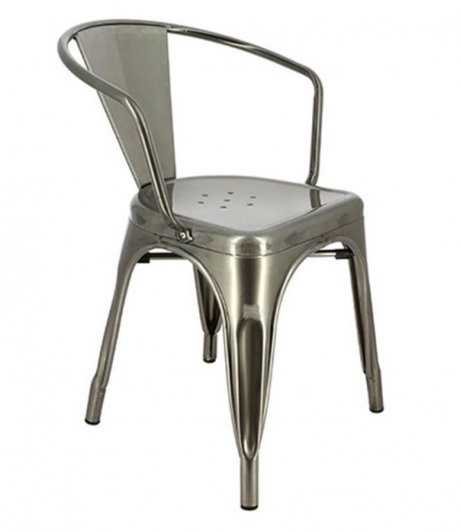 Fauteuil Chicago Acier Front