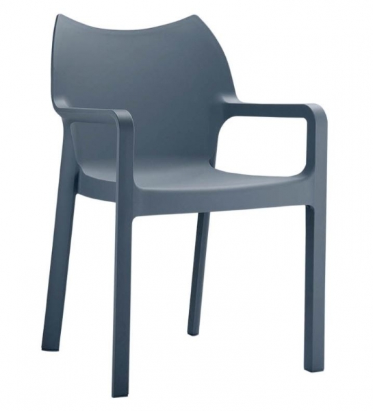 Fauteuil Diva gris 