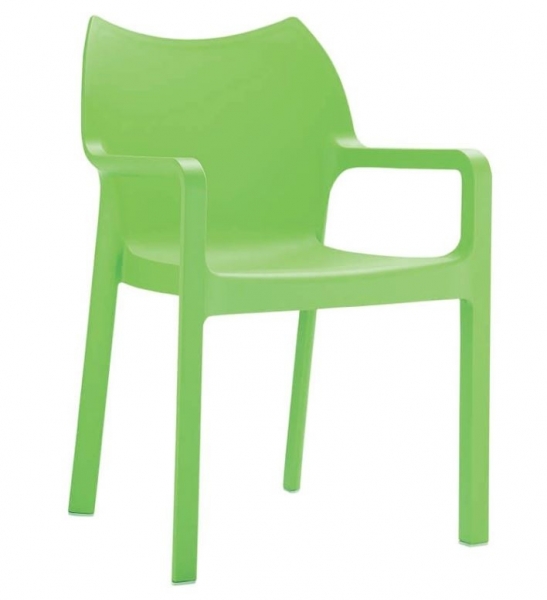 Fauteuil Diva vert 