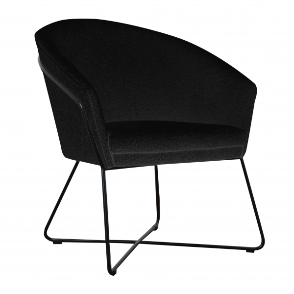 Fauteuil Moa Noir