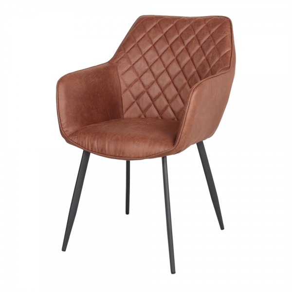 Fauteuil Pool Marron