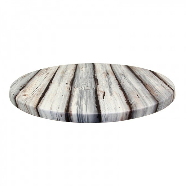 Plateau Topalit ép. 34 mm rond - Maritimo pine