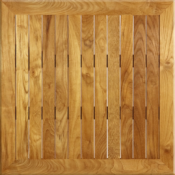 Plateau extérieur bois Groove teak