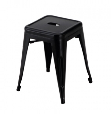 Tabouret Antik T Assise basse Noir