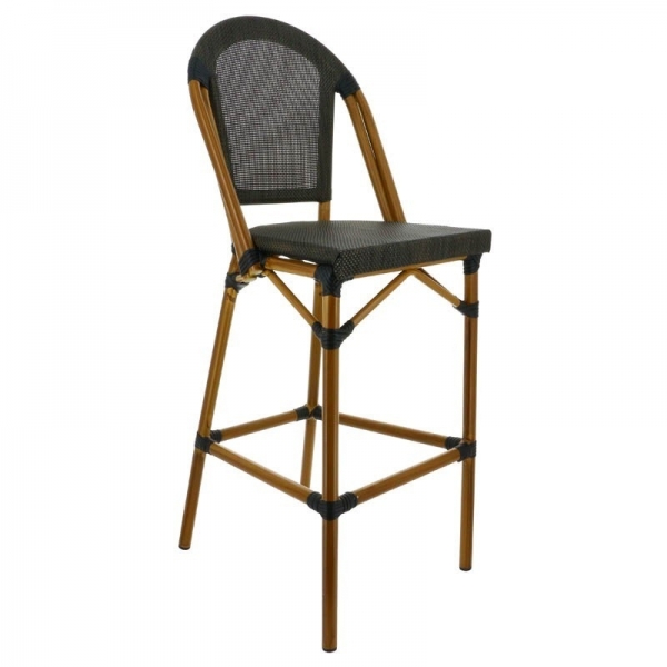 Tabouret Biarritz Bronze clair Front