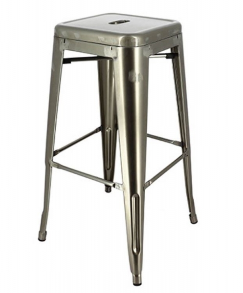 Tabouret Chicago Métal gris