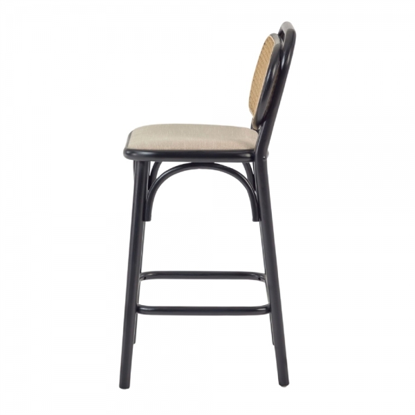 Tabouret Doriane Noir