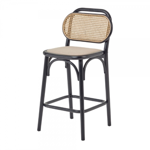 Tabouret Doriane Noir