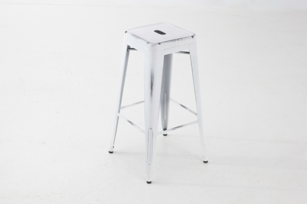 Tabouret Vestige T Blanc