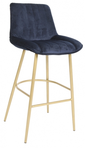 Tabouret Villa Coutures 78 Bleu