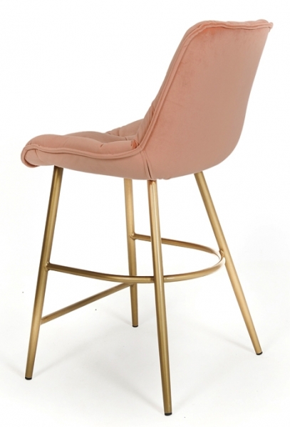 Tabouret Villa piqures Rose