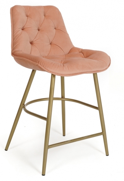 Tabouret Villa piqures Rose