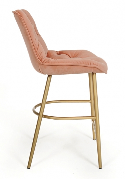 Tabouret Villa piqures Rose