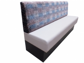 Intemporelle sur socle + garnissage en 2 tissus