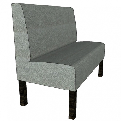 Galbe 1,5 cm dos et assise avec épaisseur standard - vue 2