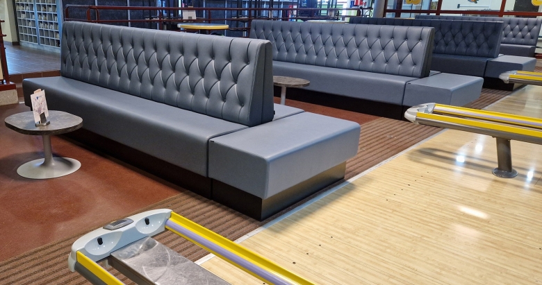 Banquettes de bowling Centre Aquatique Abysséa Civaux (86)